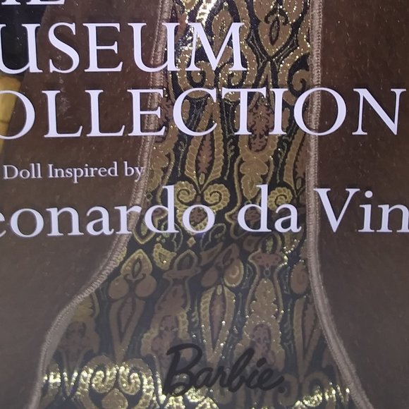 🩷Mattel Barbie VNTG NIB Museum Collection Leonardo Da Vinci (Mona Lisa) - Picture 6 of 9